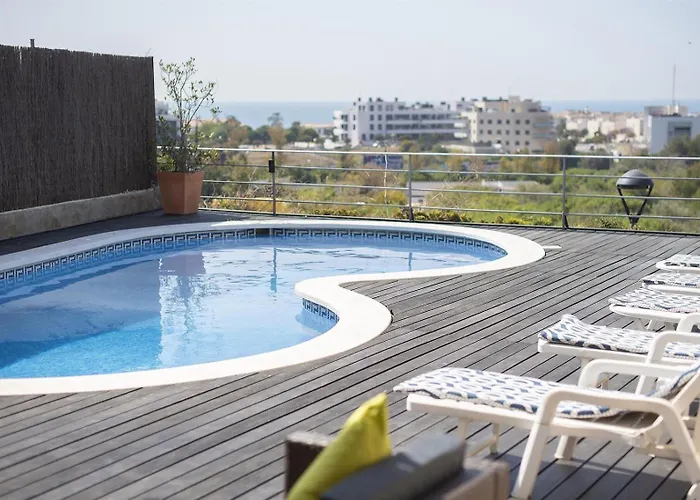 Med Private Pool Bbq Sea * Сиджес